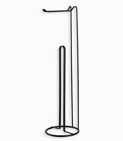 Support porte-papier toilettes noir mat