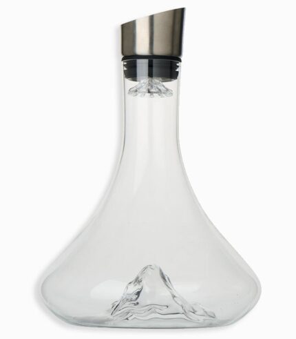 Carafe à décanter décor montagne