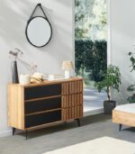Commode frêne ALSEN L 130 cm