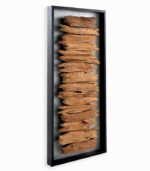 Décoration murale teck FAREL avec LED