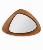 Miroir teck recyclé SALLA avec LED