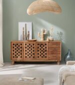 Bahut BIWA en pin recyclé