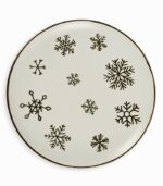 Assiette plate KYRSTEN blanche