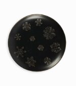 Assiette à dessert KYRSTEN noire