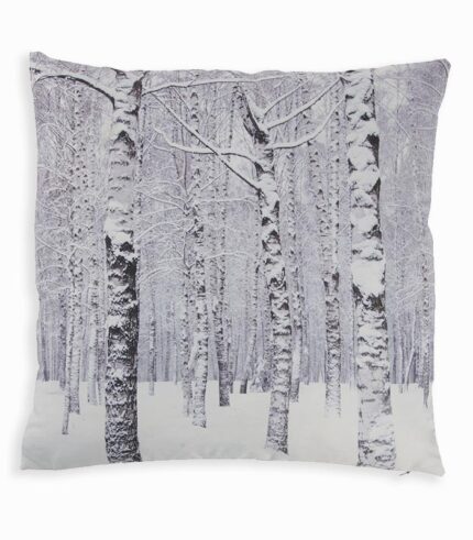 Coussin carré FORÊT DE BOULEAUX