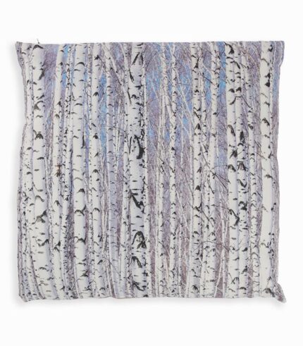 Coussin carré FORÊT DE BOULEAUX
