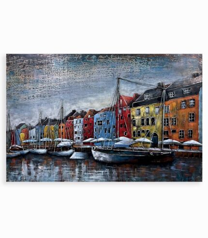 Tableau COPENHAGUE en métal