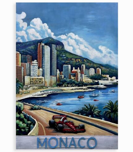 Tableau métal CARTE POSTALE