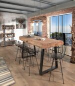 Table haute teck KOLN