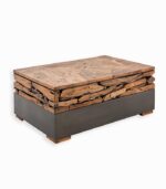 Table basse teck recyclé FEEL