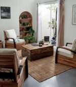 Table basse teck recyclé FEEL