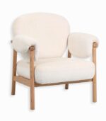 Fauteuil blanc MICHIGAN
