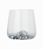 Verre décor montagne en 3D au fond