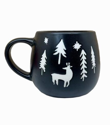 Mug noir SAPIN & CERF