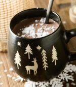 Mug noir SAPIN & CERF