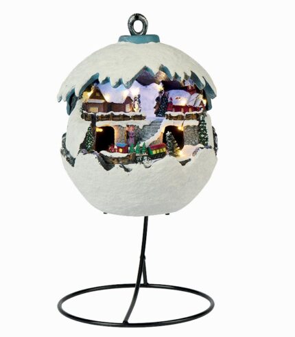 Boule animée déco Noël