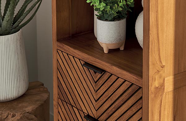 Colonne en teck massif CROXTON