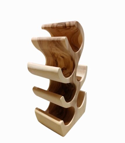 Porte bouteilles en suar 6 bouteilles