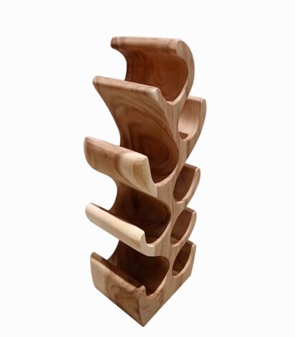 Porte bouteilles en suar 8 bouteilles