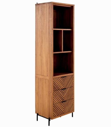 Colonne teck massif CROXTON 3 tiroirs