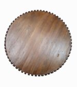 Table basse ronde en teck