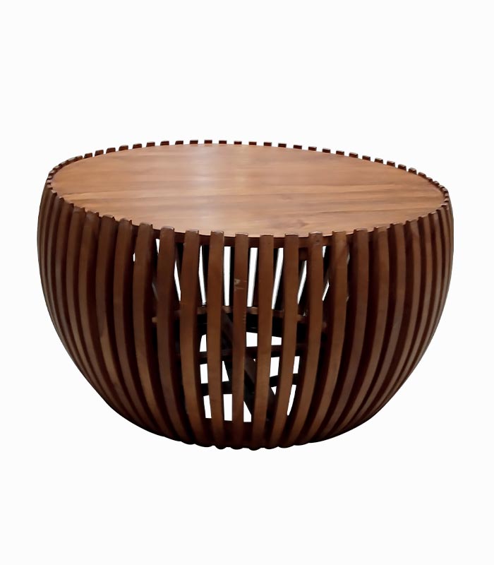 Table basse MORGAN Table basse ronde en teck