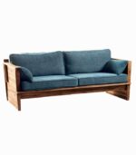 Canapé Harvest coussins bleus