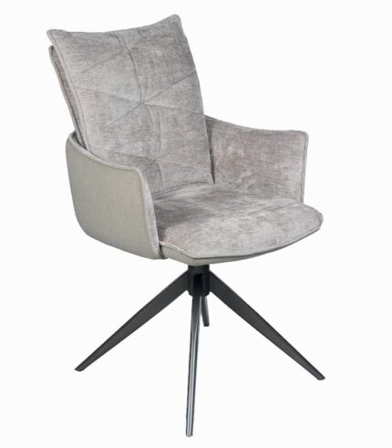 Fauteuil tournant TERRY taupe