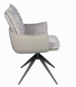Fauteuil tournant TERRY taupe