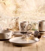 Assiette plate LAURENTINES déco Noël