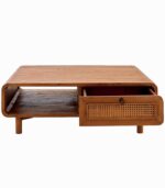 Table basse teck massif CARAWA
