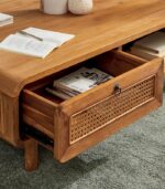 Table basse teck massif CARAWA