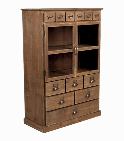 Commode sapin ANTIGO 12 tiroirs