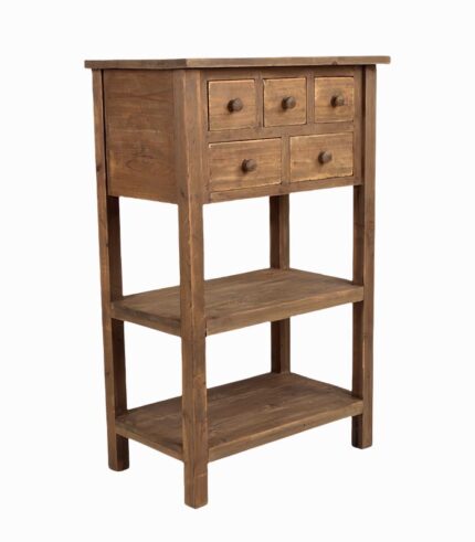 Commode sapin ANTIGO 5 tiroirs