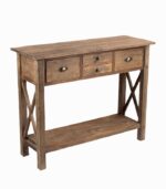 Console sapin ANTIGO 4 tiroirs