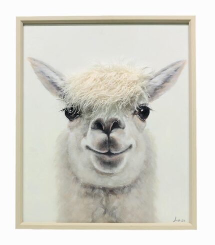 Tableau toile ALPAGA À MÈCHE