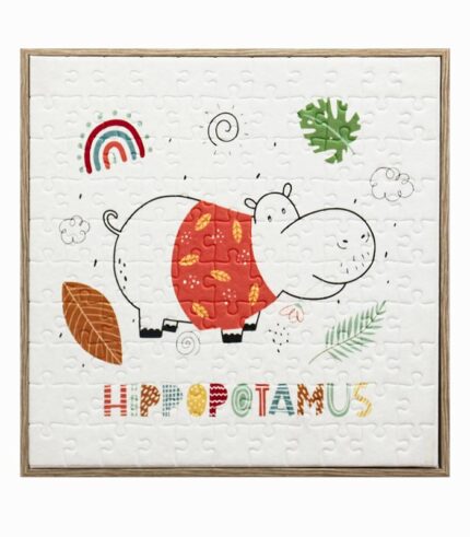 Tableau toile HIPPOPOTAME