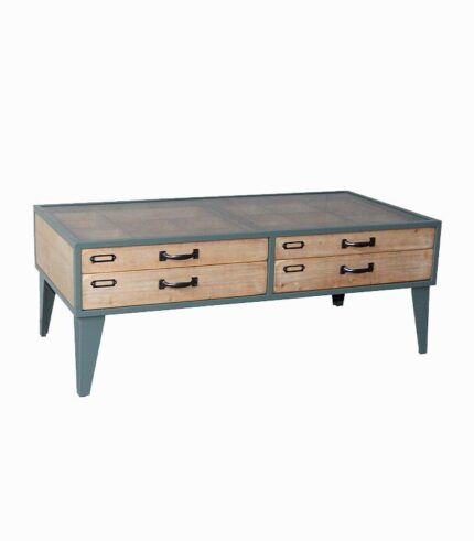 Table basse MINDY 4 tiroirs