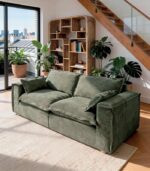 Canapé WATSON kaki grande profondeur