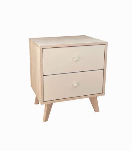Commode déco 2 tiroirs LOGAN