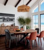 Table teck recyclé BORNEO