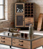 Commode MINDY avec 15 casiers à vin