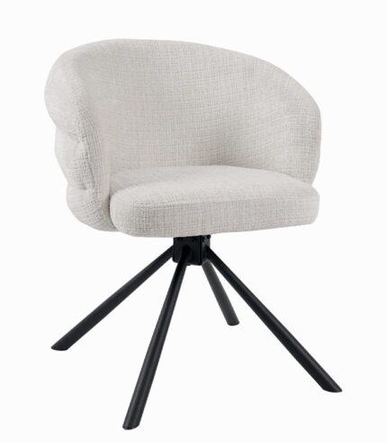 Fauteuil tournant WOKING blanc