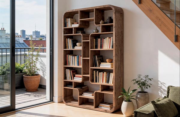 Etagère BORNEO en teck recyclé