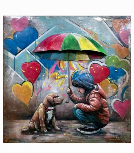 Tableau métal PARAPLUIE