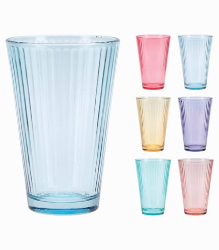 Vase coloré en verre 300 ml