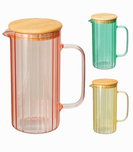 Pichet en verre coloré 900 ml