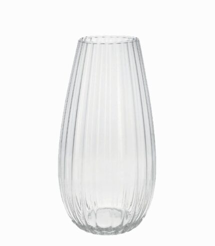 Vase en verre NEFARA H 22.5 cm