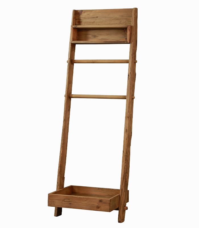 Etagère teck recyclé BUDNA