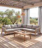 Canapé d'angle de jardin PAROS